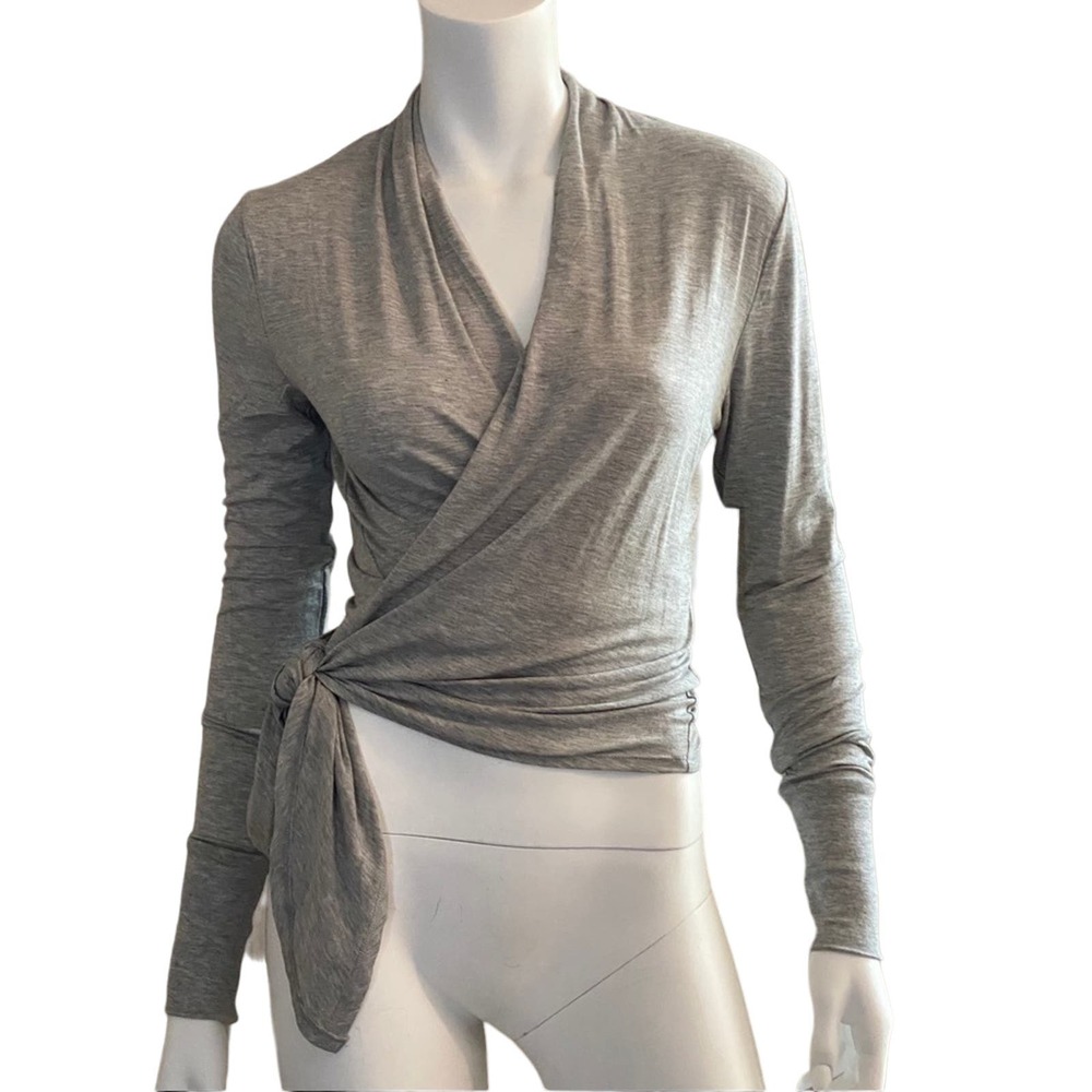 C&C California Gray lightweight wrap Cardigan sz XS NWT